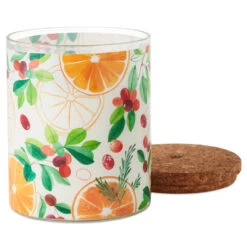 Hallmark Cranberry And Orange Peel Scented 2-Wick Jar Candle, 14.5 Oz. -Hallmark Store Cranberry and Orange Peel Scented Jar Candle 1CND1013 03
