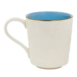 Hallmark Disney Princess Dreams Can Come True Mug, 13 Oz. -Hallmark Store Cream Mug With Disney Princess Embossed Icons 1DYG2135 02