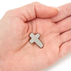 Hallmark Have Faith Cross Metal Pocket Token 8 Hallmark Have Faith Cross Metal Pocket Token -Hallmark Store Cross Silver Metal Worry Stone 1BIT2022 03