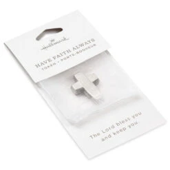 Hallmark Have Faith Cross Metal Pocket Token 9 Hallmark Have Faith Cross Metal Pocket Token -Hallmark Store Cross Silver Metal Worry Stone 1BIT2022 04