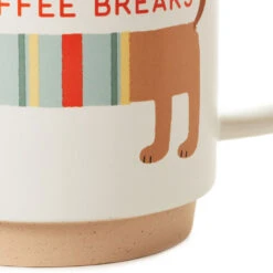 Hallmark Dachshund Long Breaks Funny Mug, 16 Oz. -Hallmark Store Dachshund Long Breaks Funny Mug 1MUG3595 04