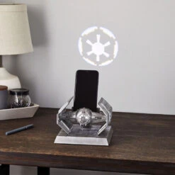 Hallmark Star Wars™ Darth Vader™ TIE Fighter™ Phone Stand With Light -Hallmark Store Darth Vader TIE Fighter Phone Stand With Light 1SHP2177 05