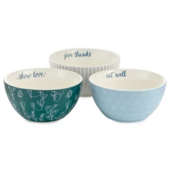 Hallmark Store -Hallmark Store DaySpring Give Thanks Ceramic Bowls 1REL2050 02