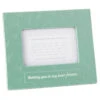 Hallmark Holding You In My Heart Picture Frame, 4x6 -Hallmark Store Debossed Flowers on Turquoise 4x6 Picture Frame 1CAP1330 01