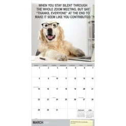 Time Factory Desk Dogs Funny 2026 Wall Calendar -Hallmark Store Desk Dogs Funny 2026 Wall Calendar 261052 05