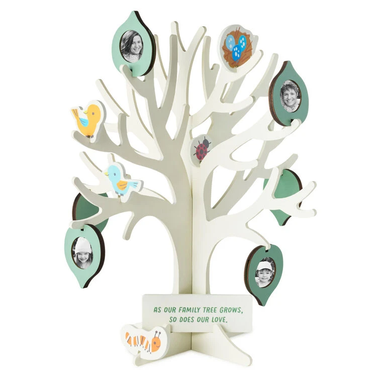 Hallmark Family Tree With Picture Frames Nursery Decor, 14" 3 Hallmark Family Tree With Picture Frames Nursery Decor, 14"