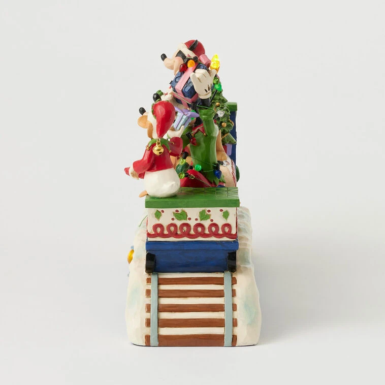 Enesco Jim Shore Mickey Mouse And Friends Light-Up Musical Train Figurine, 8.64" 8 Enesco Jim Shore Mickey Mouse And Friends Light-Up Musical Train Figurine, 8.64" - Image 6
