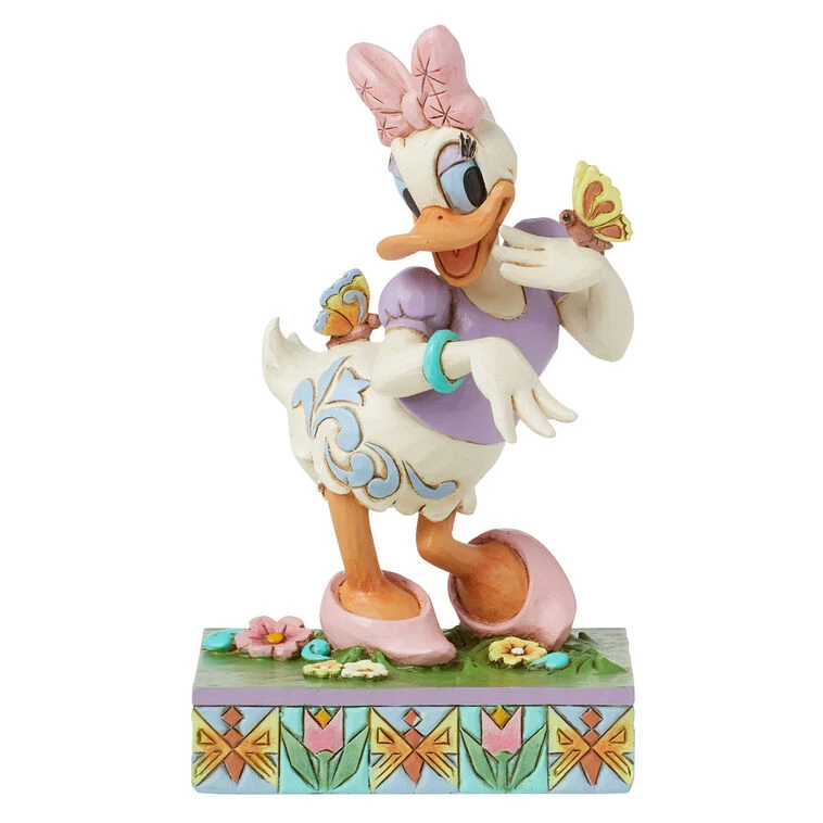 Enesco Jim Shore Disney Daisy Duck With Butterflies Figurine, 5" 3 Enesco Jim Shore Disney Daisy Duck With Butterflies Figurine, 5"