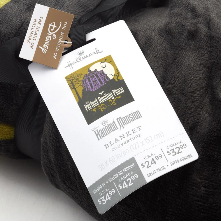 Hallmark Disney The Haunted Mansion Resting Place Throw Blanket, 50x60 6 Hallmark Disney The Haunted Mansion Resting Place Throw Blanket, 50x60 - Image 4