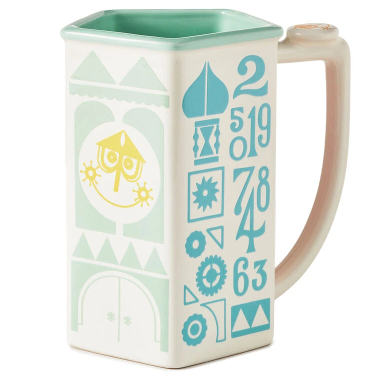 Hallmark Disney It's A Small World 5-Sided Mug, 15 Oz. 3 Hallmark Disney It's A Small World 5-Sided Mug, 15 Oz.