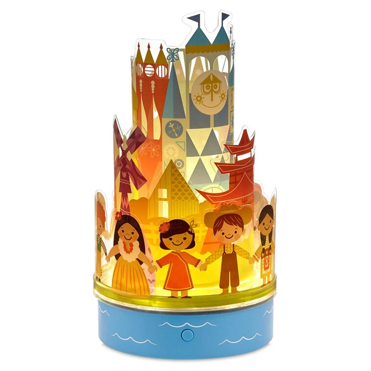 Hallmark Disney It's A Small World Rotating Lamp With Sound 3 Hallmark Disney It's A Small World Rotating Lamp With Sound