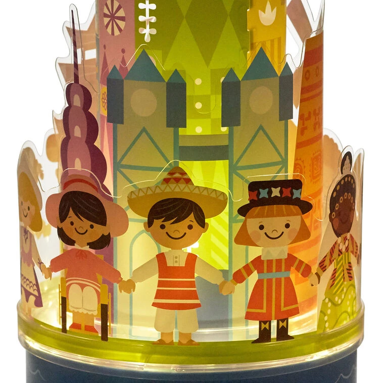 Hallmark Disney It's A Small World Rotating Lamp With Sound 9 Hallmark Disney It's A Small World Rotating Lamp With Sound - Image 7