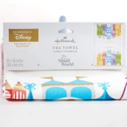 Hallmark Disney It's A Small World Tea Towel, 18x26 -Hallmark Store Disney Its a Small World Tea Towel 1DYG2121 05