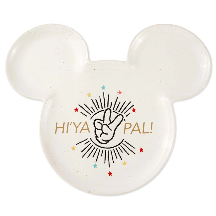 Hallmark Disney Mickey Mouse Ears Ceramic Platter 4 Hallmark Disney Mickey Mouse Ears Ceramic Platter - Image 2