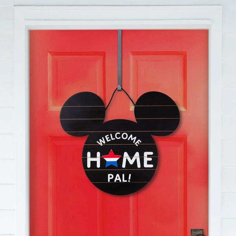 Hallmark Disney Mickey Mouse Ears Welcome Sign With Seasonal Decorations 8 Hallmark Disney Mickey Mouse Ears Welcome Sign With Seasonal Decorations - Image 6