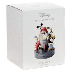 Hallmark Disney Mickey Mouse And Friends Rocket Figurine With Light -Hallmark Store Disney Mickey Mouse and Friends Rocket Figurine With Light 1DYG2106 07