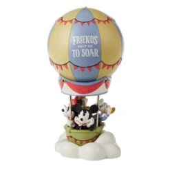 Hallmark Disney Mickey And Friends Hot Air Balloon Limited Edition Figurine, 8.25"