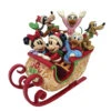 Enesco Jim Shore Mickey Mouse And Friends Sleigh Ride Figurine, 8" -Hallmark Store Disney Mickey and Friends Sleigh Ride Figurine 6016883 01