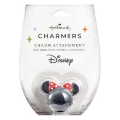 Hallmark Disney Minnie Mouse Ears With Bow Charmers Silicone Charm -Hallmark Store Disney Minnie Mouse Ears With Bow Drink Charm 1DYG2127 05
