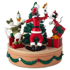 Hallmark Disney Mickey Mouse And Friends Christmas Musical Figurine With Light And Motion -Hallmark Store Disney Musical Figurine With Light and Motion 1XKT5549 02