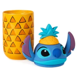 Hallmark Disney Stitch In Pineapple Sculpted Mug With Sound, 11 Oz. 8 Hallmark Disney Stitch In Pineapple Sculpted Mug With Sound, 11 Oz. -Hallmark Store Disney Stitch in Pineapple Shaped Mug With Sound 1DYG2129 03