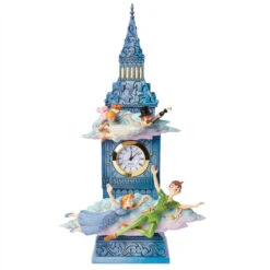 Enesco Jim Shore Disney Traditions Peter Pan Clock Figurine, 10.2"