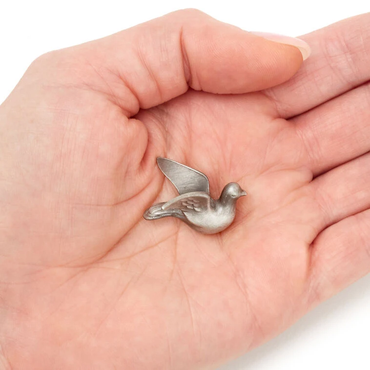 Hallmark Hold On To Hope Dove Metal Pocket Token 5 Hallmark Hold On To Hope Dove Metal Pocket Token - Image 3