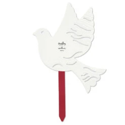 Hallmark Carried Home Dove Garden Stake, 10" 7 Hallmark Carried Home Dove Garden Stake, 10" -Hallmark Store DoveShaped Garden Stake With Quote 1BMK1635 02