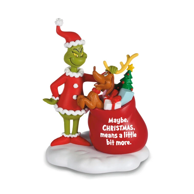 Hallmark Dr. Seuss's How The Grinch Stole Christmas!™ Grinch And Max Figurine, 5.5" 3 Hallmark Dr. Seuss's How The Grinch Stole Christmas!™ Grinch And Max Figurine, 5.5"