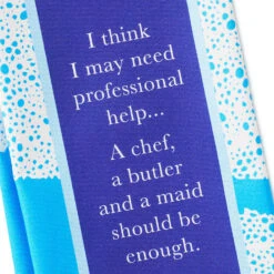 Drinks On Me Professional Help Funny Dish Towel 8 Drinks On Me Professional Help Funny Dish Towel -Hallmark Store Drinks on Me Purple and Blue Funny Dish Towel 6116 03