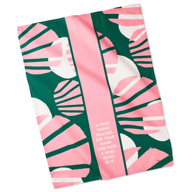 Drinks On Me True Friend Funny Dish Towel 4 Drinks On Me True Friend Funny Dish Towel - Image 2