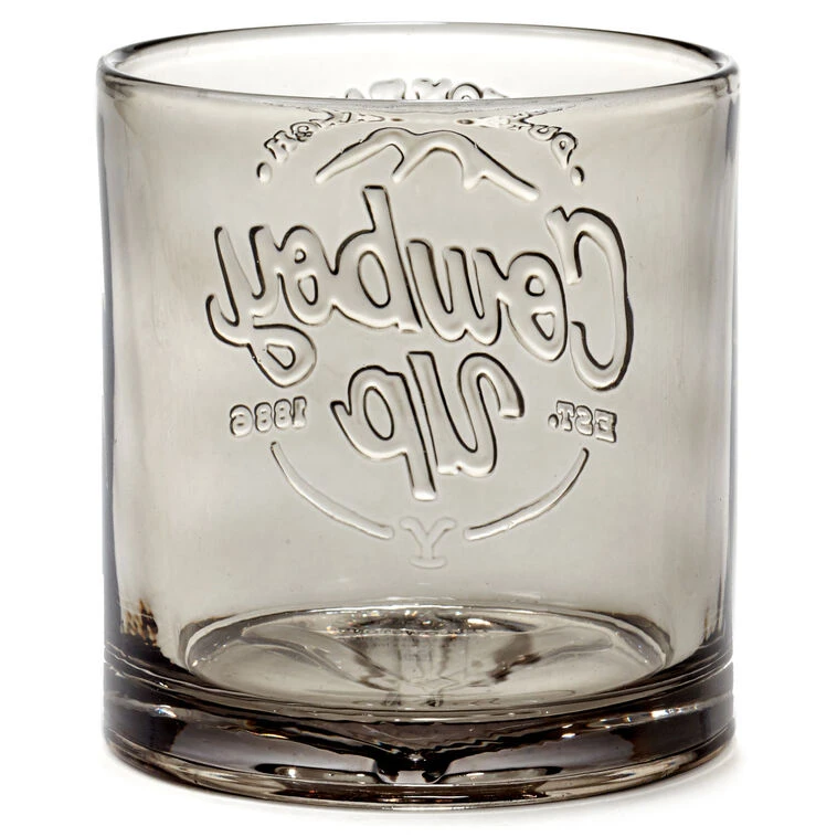 Hallmark Yellowstone Dutton Ranch Cowboy Up Lowball Glass, 9.5 Oz. 4 Hallmark Yellowstone Dutton Ranch Cowboy Up Lowball Glass, 9.5 Oz. - Image 2