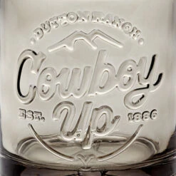Hallmark Yellowstone Dutton Ranch Cowboy Up Lowball Glass, 9.5 Oz. 9 Hallmark Yellowstone Dutton Ranch Cowboy Up Lowball Glass, 9.5 Oz. -Hallmark Store Dutton Ranch Cowboy Up Gray Lowball Glass 1PCL1073 04