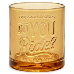Hallmark Yellowstone Dutton Ranch Do You Ride? Lowball Glass, 9.5 Oz.