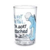 Hallmark Disney Winnie The Pooh Eeyore's Tail Collectible Drinking Glass, 13.5 Oz. -Hallmark Store Eeyores Tail Funny Quote Collector Glass 1WOW1003 01