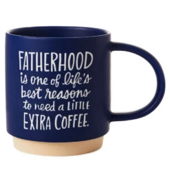 Hallmark Fatherhood Extra Coffee Funny Mug, 16 Oz.