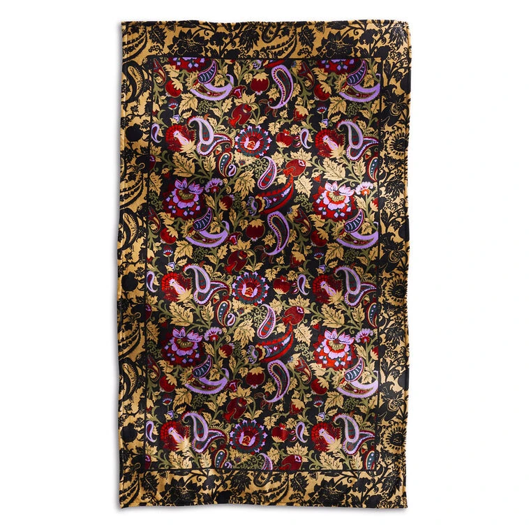 Vera Bradley Throw Blanket In Midnight Garden Paisley 4 Vera Bradley Throw Blanket In Midnight Garden Paisley - Image 2