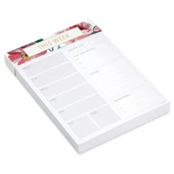 Hallmark Lush Floral Prompted Note Pad