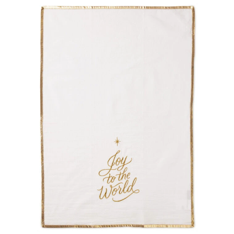 Hallmark Joy To The World Tea Towel, 18x26 3 Hallmark Joy To The World Tea Towel, 18x26