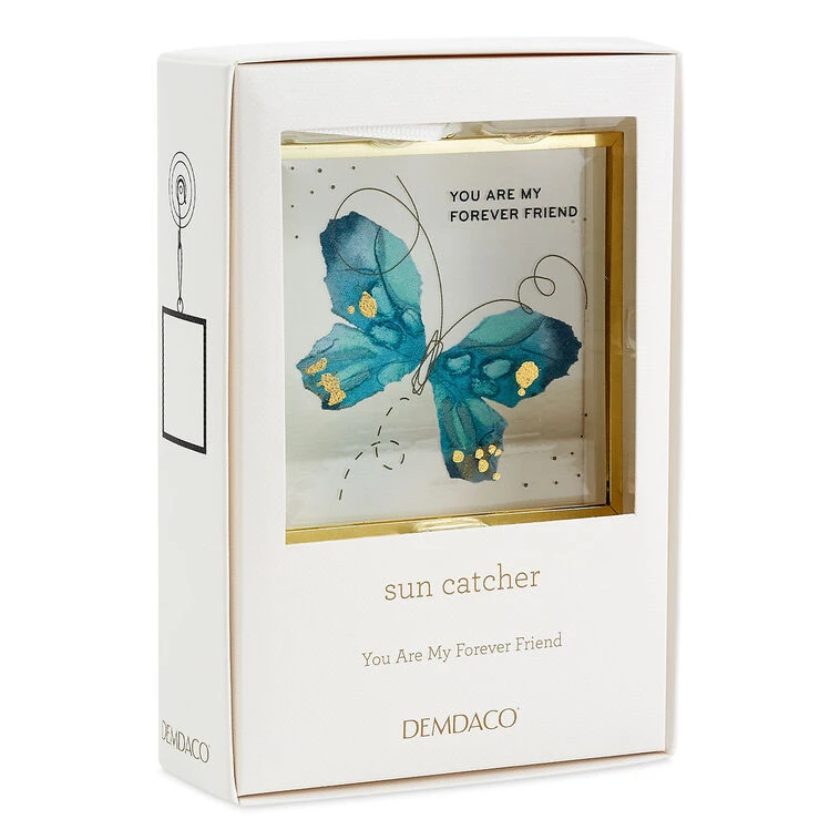 Demdaco Forever Friend Blue Butterfly Suncatcher 4 Demdaco Forever Friend Blue Butterfly Suncatcher - Image 2