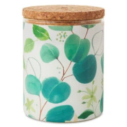 Hallmark Fresh Mint And Eucalyptus Scented 2-Wick Jar Candle, 14.5 Oz.