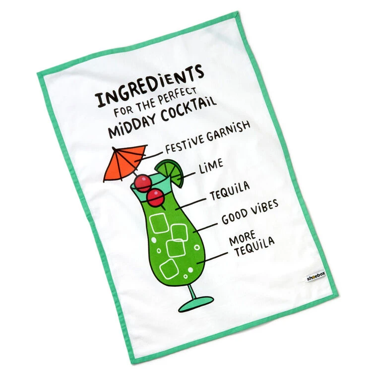 Hallmark Midday Cocktail Funny Tea Towel, 18x26 4 Hallmark Midday Cocktail Funny Tea Towel, 18x26 - Image 2