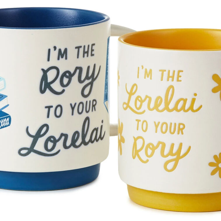 Hallmark Gilmore Girls Lorelai And Rory Stacking Mugs, Set Of 2 5 Hallmark Gilmore Girls Lorelai And Rory Stacking Mugs, Set Of 2 - Image 3