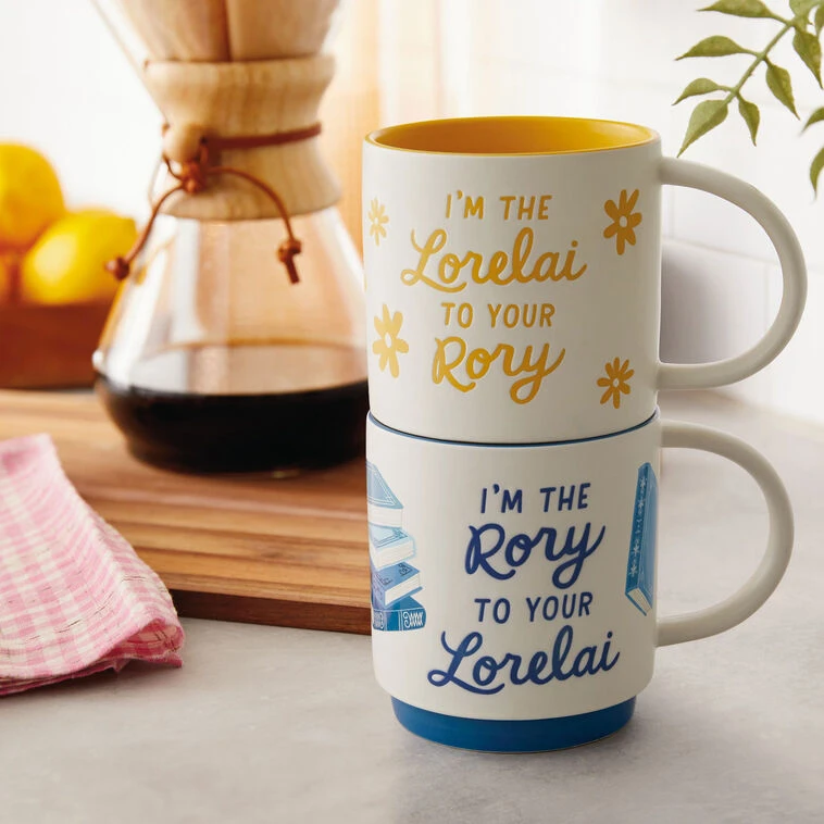 Hallmark Gilmore Girls Lorelai And Rory Stacking Mugs, Set Of 2 7 Hallmark Gilmore Girls Lorelai And Rory Stacking Mugs, Set Of 2 - Image 5