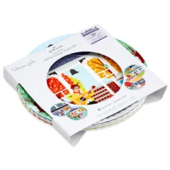 Hallmark Gilmore Girls Stars Hollow Appetizer Plates, Set Of 4 -Hallmark Store Gilmore Girls Stars Hollow Appetizer Plate Set 1PCL1065 05