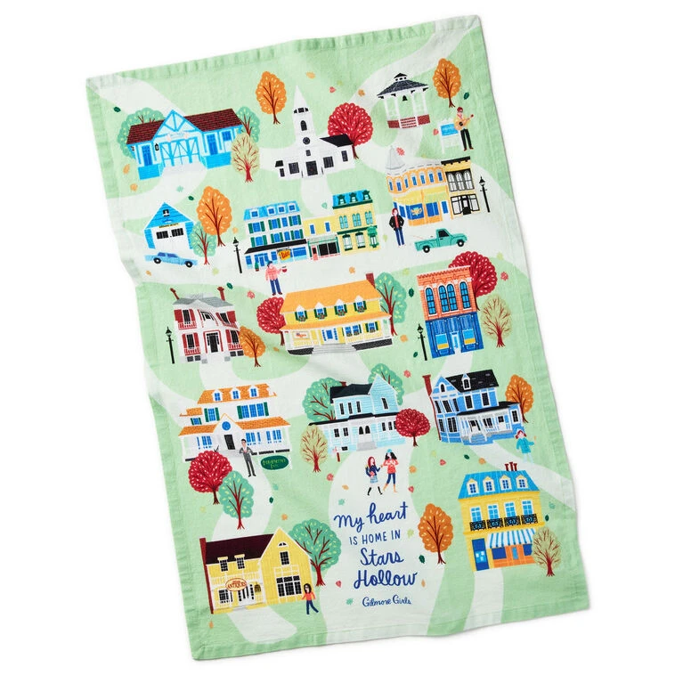 Hallmark Gilmore Girls Stars Hollow Tea Towel 4 Hallmark Gilmore Girls Stars Hollow Tea Towel - Image 2