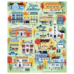 Hallmark Gilmore Girls Stars Hollow Map Blanket, 50x60 7 Hallmark Gilmore Girls Stars Hollow Map Blanket, 50x60 -Hallmark Store Gilmore Girls Stars Hollow Map Fleece Throw Blanket 1PCL1014 02