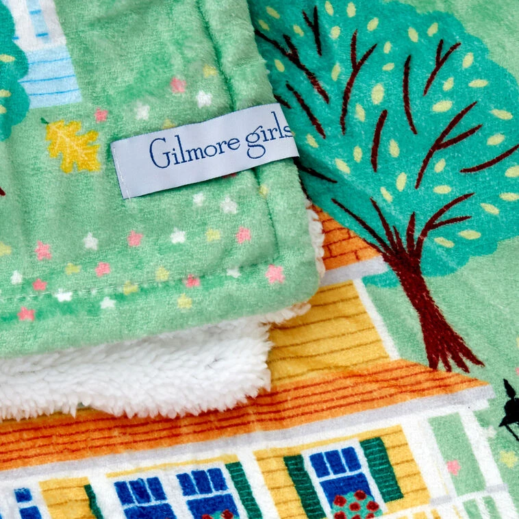 Hallmark Gilmore Girls Stars Hollow Map Blanket, 50x60 5 Hallmark Gilmore Girls Stars Hollow Map Blanket, 50x60 - Image 3