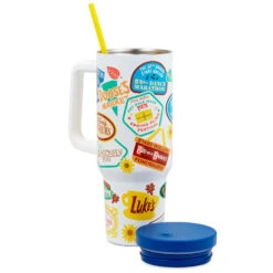 Hallmark Gilmore Girls Stars Hollow Town Festivals Insulated Travel Cup, 40 Oz. -Hallmark Store Gilmore Girls Stars Hollow Town Festivals Insulated Travel Cup 1PCL1082 03