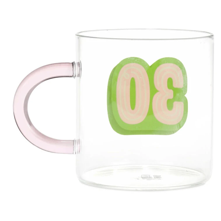 Hallmark Glass 30th Birthday Mug, 17.5 Oz. 4 Hallmark Glass 30th Birthday Mug, 17.5 Oz. - Image 2